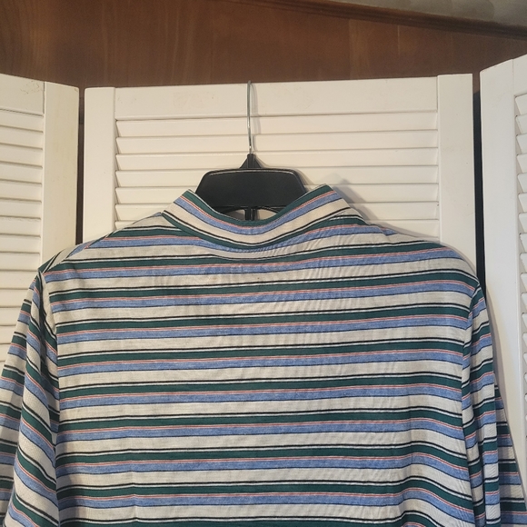 VINTAGE 1970'S Kay Windsor SZ3 STRIPPED BUTTON FRONT SHIRT - Picture 6 of 12